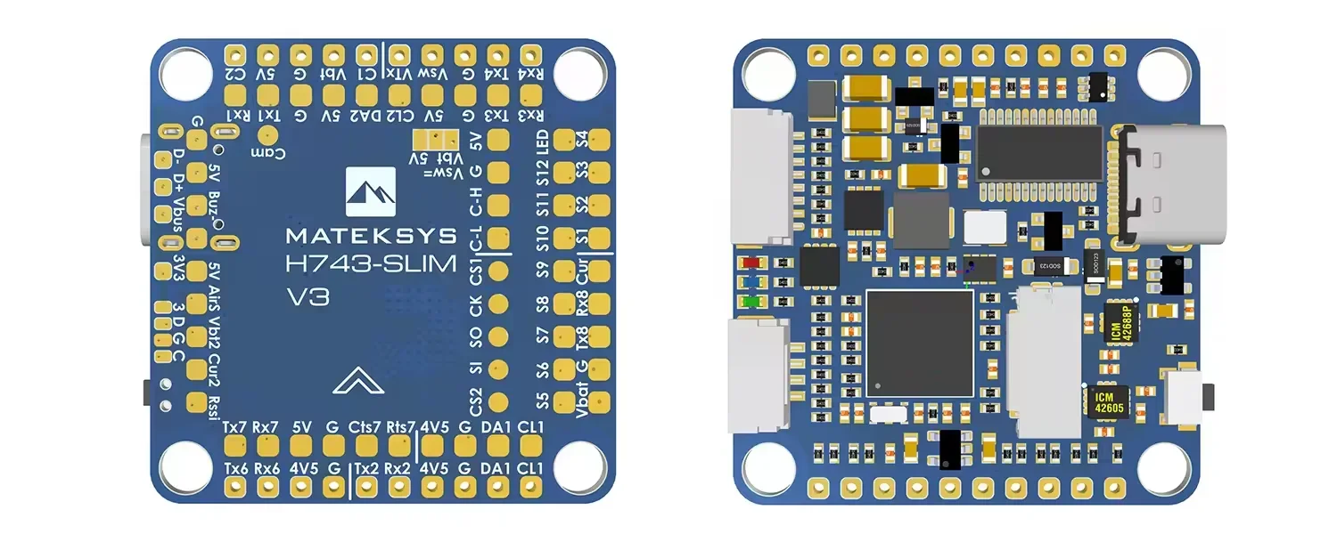 Drone Kit Fpv - 2026-Contrôleur MATEKSYS H743-SLIM V3 pour kit